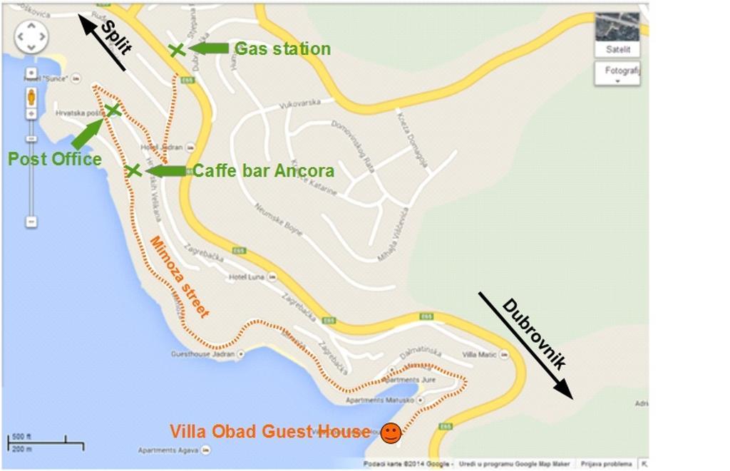 Villa Obad Guest House Neum Exteriér fotografie